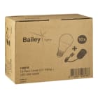 Bailey - Pack Chantier 10 Douilles E27 noires 15cm + 10 lampes LED E27 10W 4000K