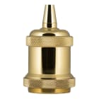 Bailey - Douille aluminium E27 dorée et serre-câble M10 filetage creux