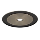Bailey - Abat-jour Slim en métal (2 disques) bronze antique et noir Diamètre 290mm