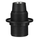 Bailey - Douille E14 Thermoplastique M10x1 Noir Chemise filetée avec bague 43x52mm