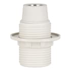 Bailey - Douille E14 Thermoplastique M10x1 Blanc Chemise filetée avec bague 43x52mm