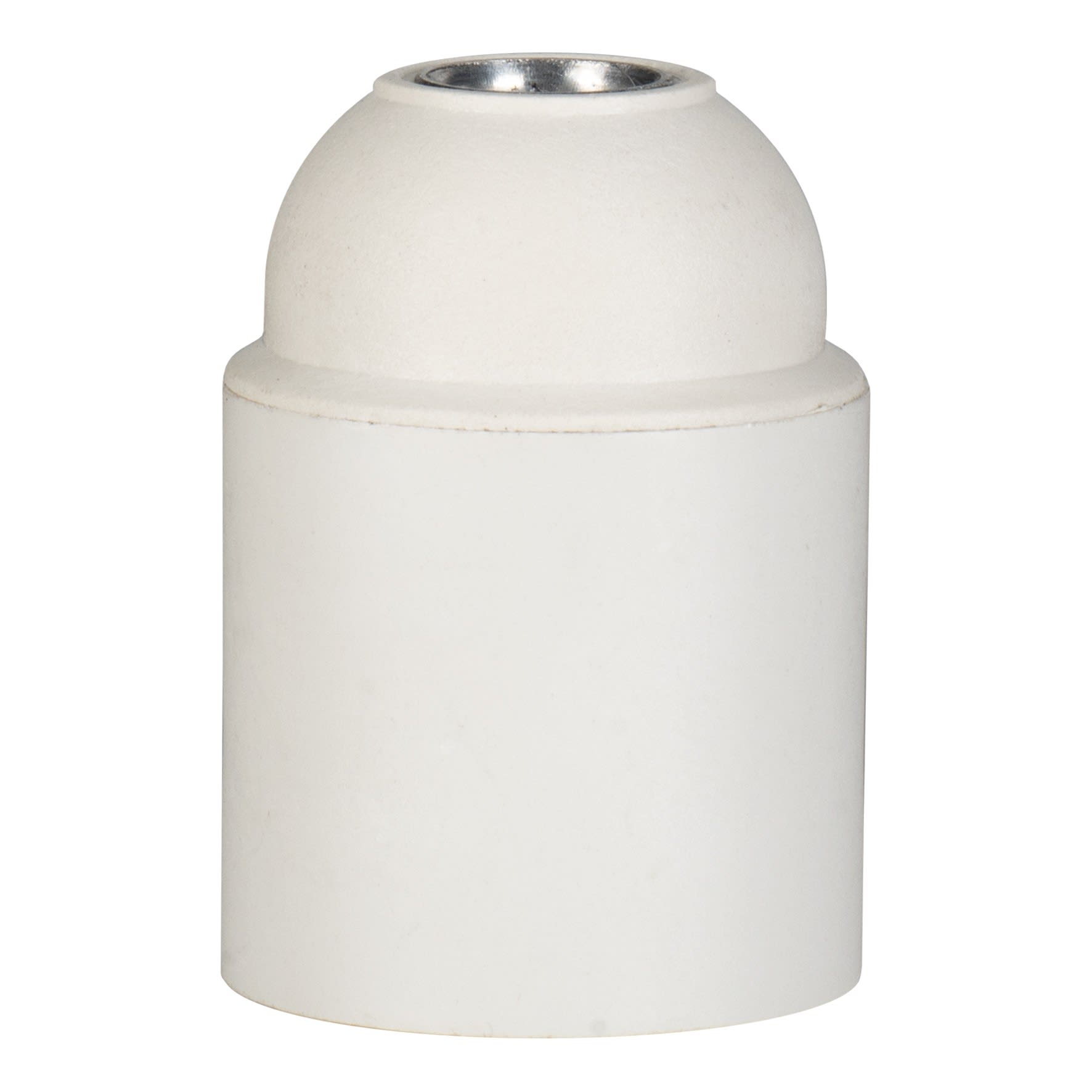 Bailey - Douille E27 Thermoplastique M10x1 Blanc Chemise lisse 39x54mm Max 250V 4A