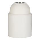Bailey - Douille E27 Thermoplastique M10x1 Blanc Chemise lisse 39x54mm Max 250V 4A
