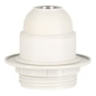 Bailey - Douille E27 Thermoplastique M10x1 Blanc Chemise semi-filetée avec bague