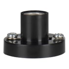 Bailey - Douille E10 Thermoplastique Noir Montage en surface - fixation à vis