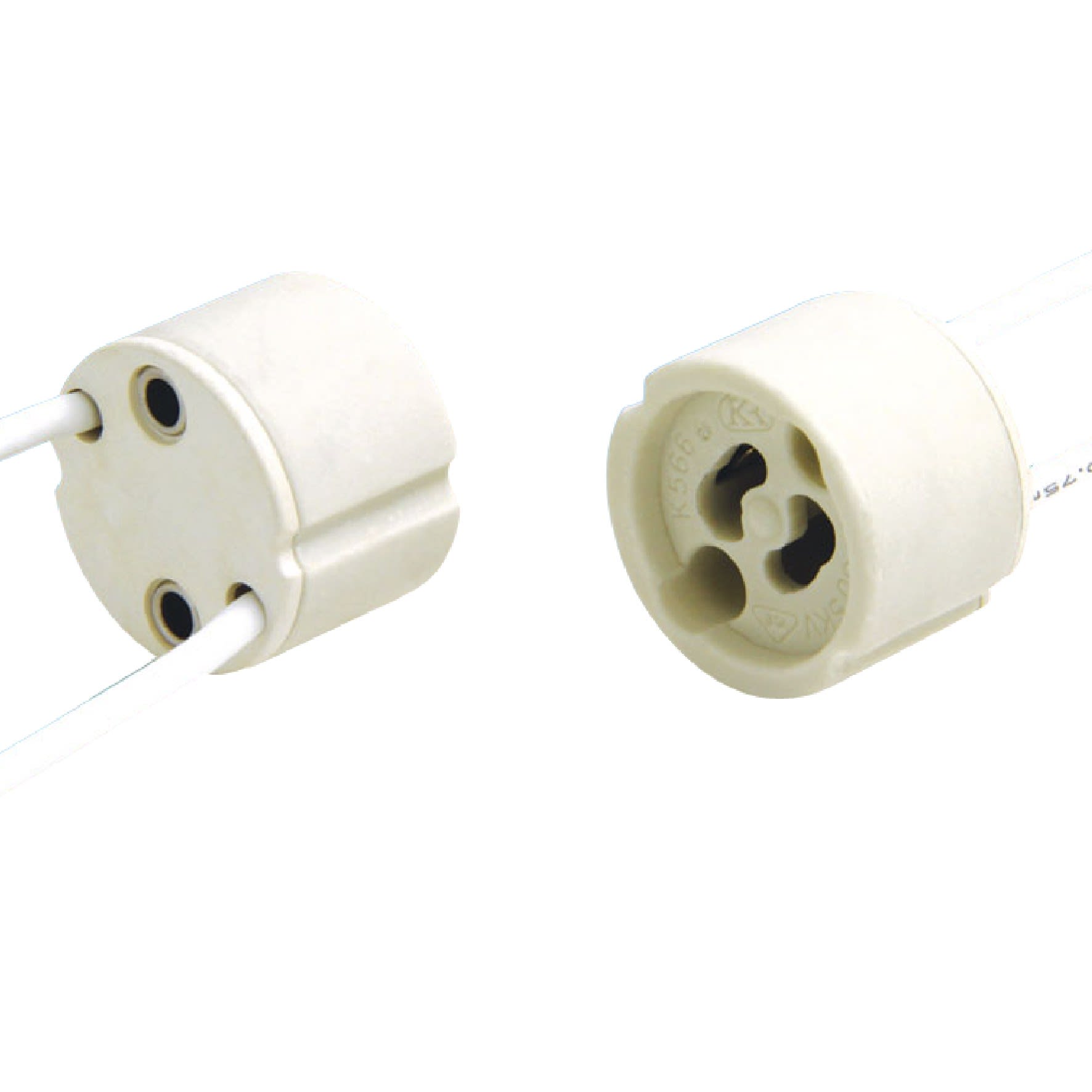 Bailey - Douille GX8.5 Céramique 2A 750V 5KV T250 avec câbles 0.75mm² 250mm