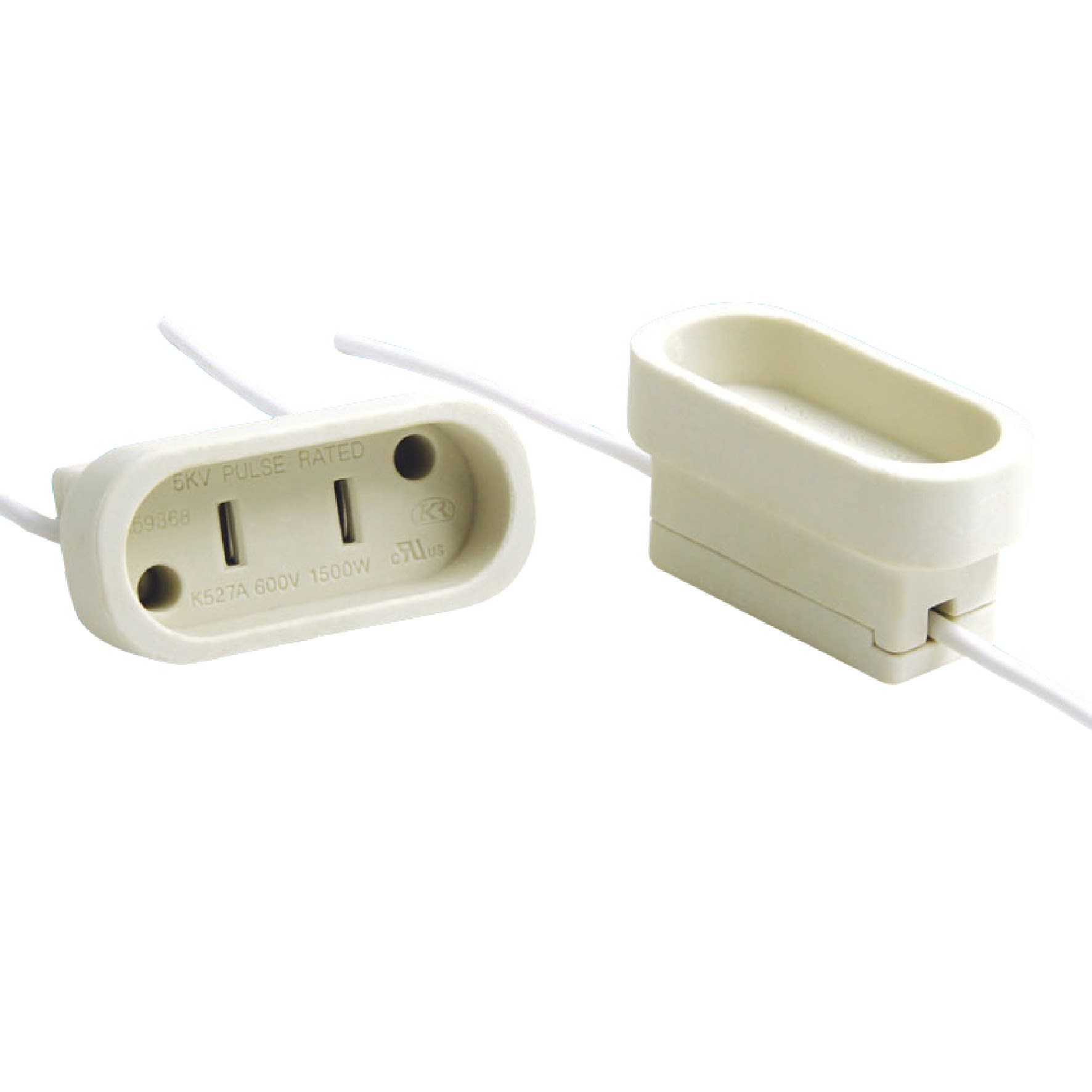 Bailey - Douille GX16d Céramique 240V 5KV avec câbles 0.75mm² 250mm