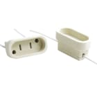 Bailey - Douille GX16d Céramique 240V 5KV avec câbles 0.75mm² 250mm