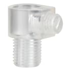 Bailey - 10pcs Serre-câble plastique Transparent Raccord mâle M10