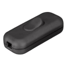 Bailey - Interrupteur pour câble souple 1-pôle Noir 250V 2A 60x26x15mm pr câble plat
