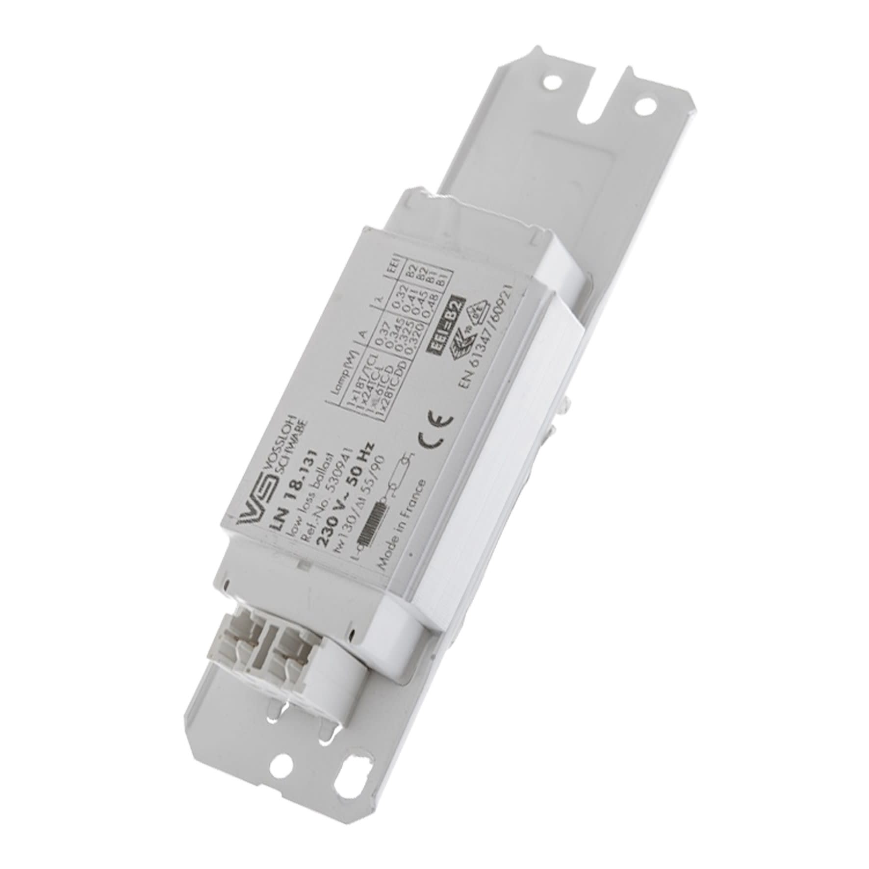 Bailey - Ballast ferromagnétique pour fluorescence 18W-26W-28W modèle VS 530941 230V-50Hz