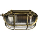 Bailey - Hublot AHOI E27 Alu Bronze Ovale IP64 Extérieur Classe 1 Max 60W Câble 50cm