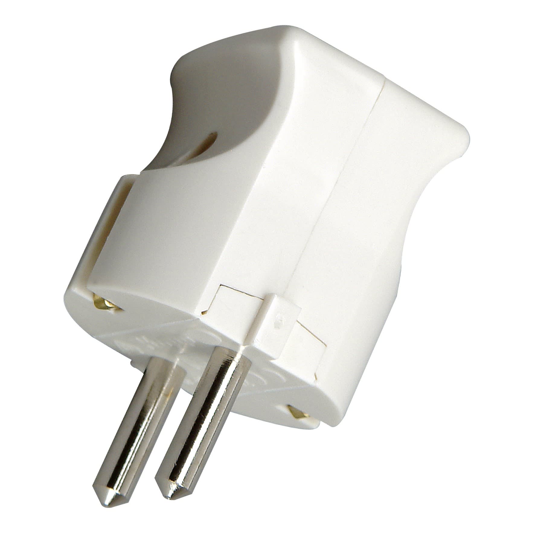 Bailey - Kopp 170201009 Fiche Mâle PVC 2P+T IP20 câble à 3x1.5mm² 16A 250V Blanc