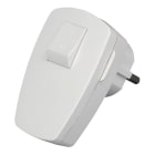 Bailey - Kopp 170402051 Fiche Mâle avec Interrupteur PVC 2P+T IP20 CEE Norm 7/VII Blanc
