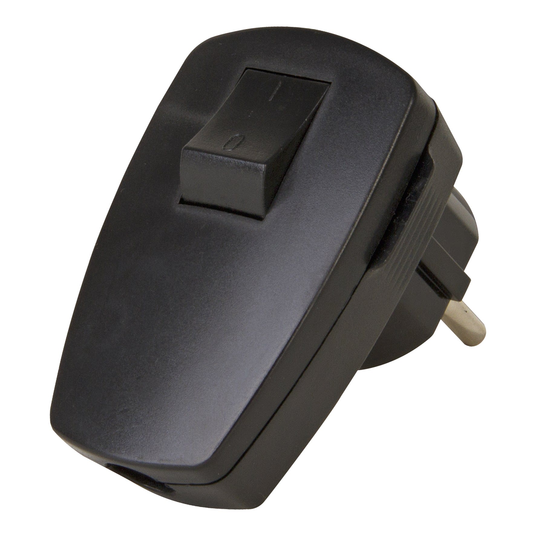 Bailey - Kopp 170405009 Fiche Mâle avec Interrupteur PVC 2P+T IP20 CEE Norm 7/VII Noire