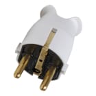 Bailey - Kopp 175702000 Fiche Mâle PVC 2P+T IP20 CEE Norm 7/VII câble à 3x1.5mm² 16A 250V
