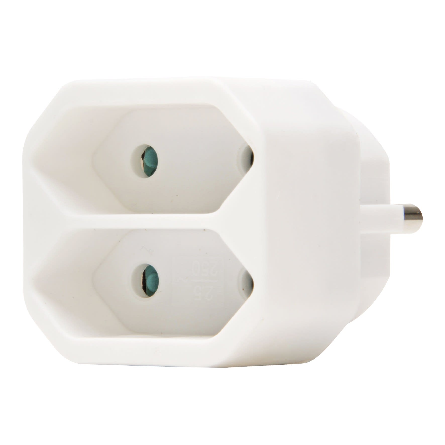 Bailey - Kopp 174102001 Adaptateur de prise pour 2 fiches plates euro 2P 2.5A 250V