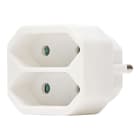 Bailey - Kopp 174102001 Adaptateur de prise pour 2 fiches plates euro 2P 2.5A 250V