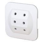 Bailey - Kopp 174902005 Adaptateur de prise pour 3 fiches plates euro 2P 2.5A 250V