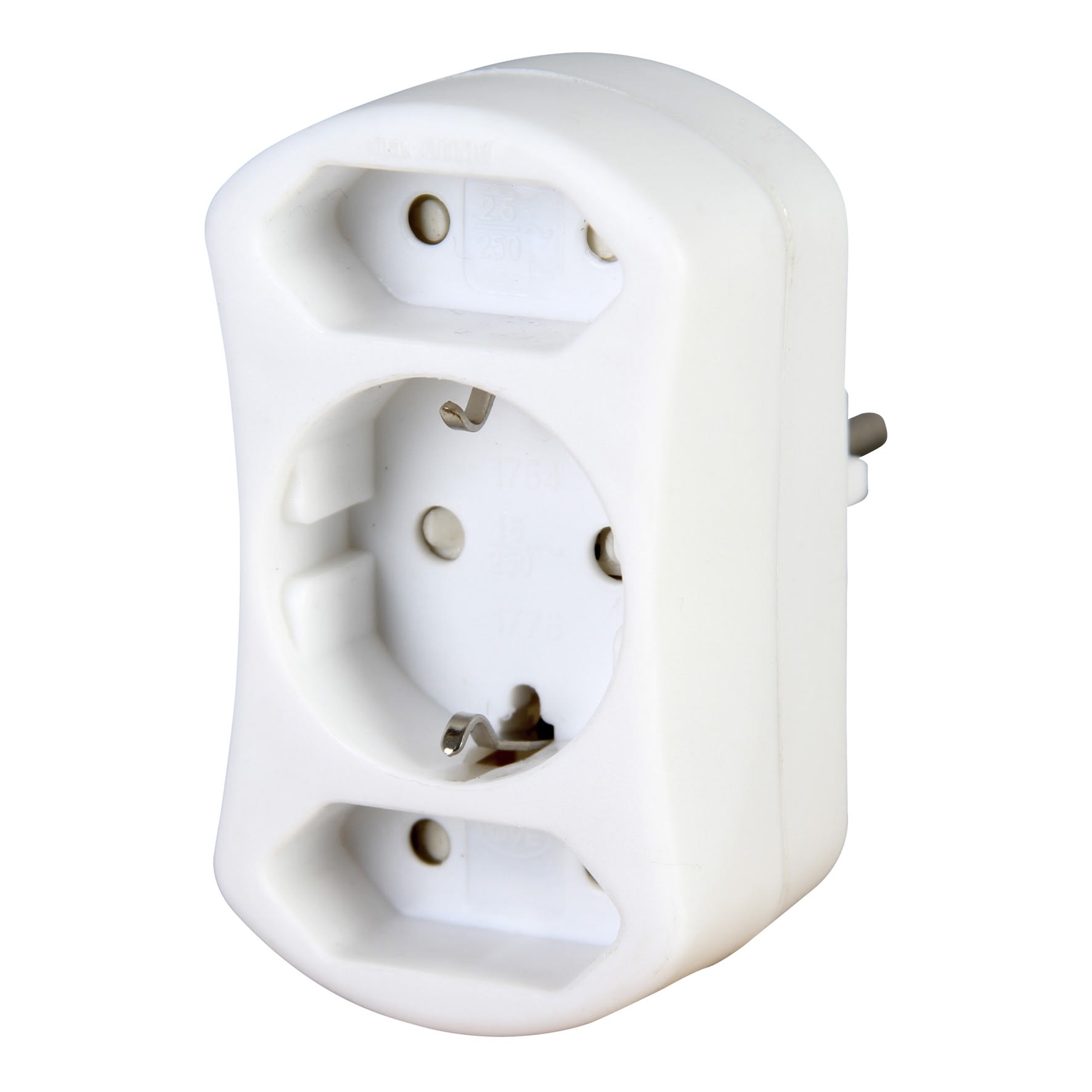 Bailey - Kopp 177602009 Adaptateur de prise avec 1x prise 2P+T et 2x prises femelles UE