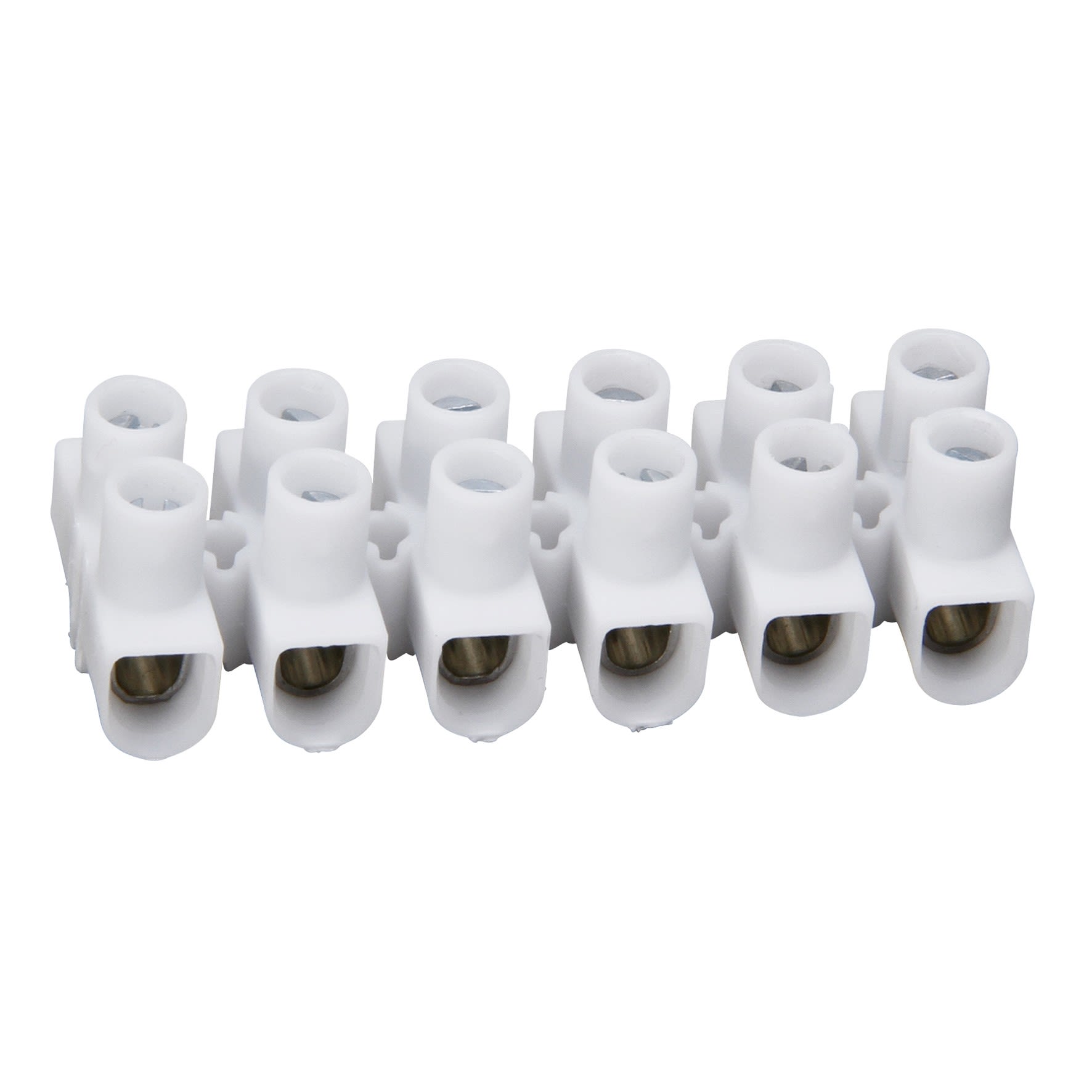 Bailey - Kopp 55566408 Barrettes de connexion / Dominos 6 plots 2.5mm² Blanc 4 pieces