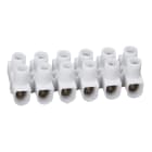 Bailey - Kopp 55566408 Barrettes de connexion / Dominos 6 plots 2.5mm² Blanc 4 pieces