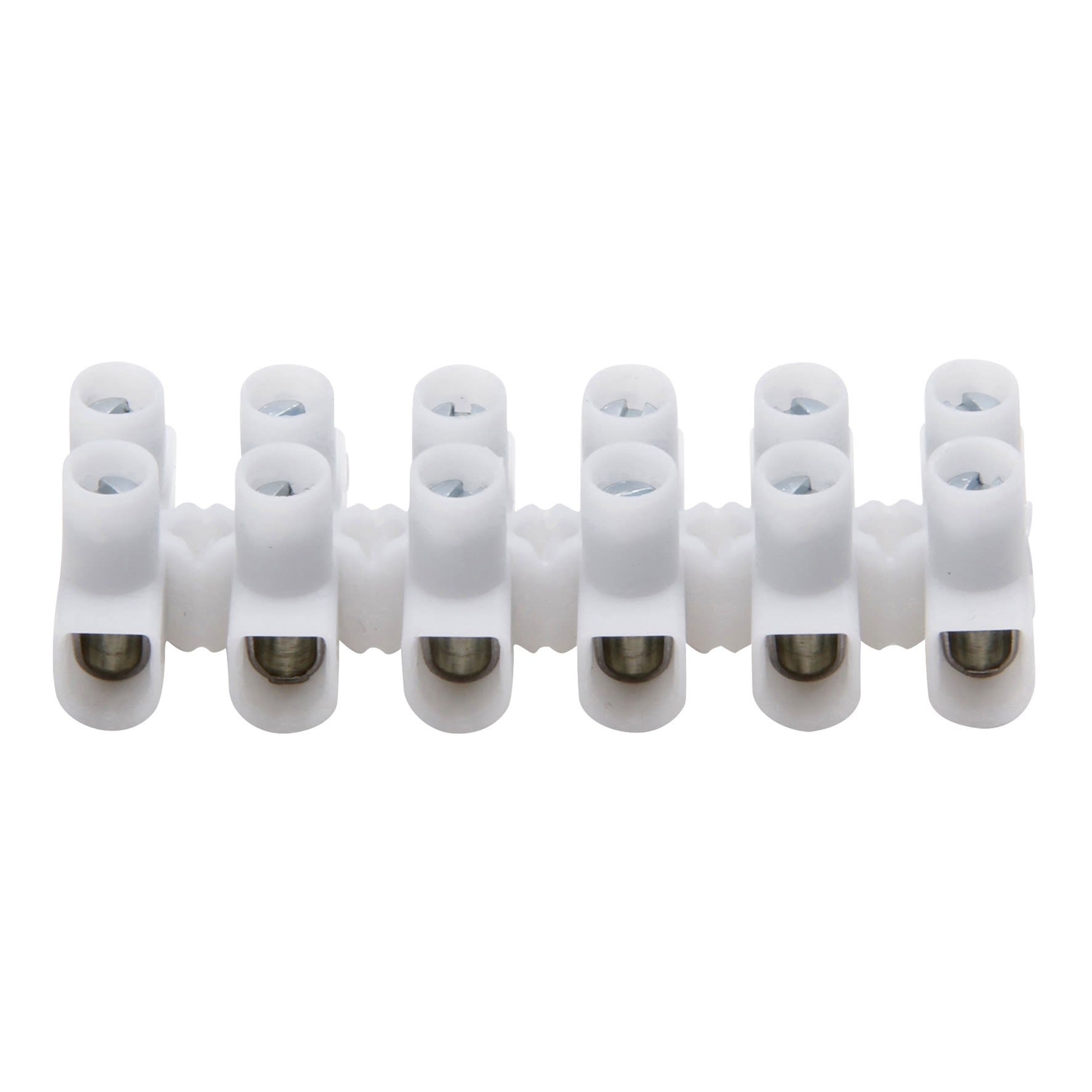 Bailey - Kopp 55566413 Barrettes de connexion / Dominos 6 plots 6mm² Blanc 2 pieces
