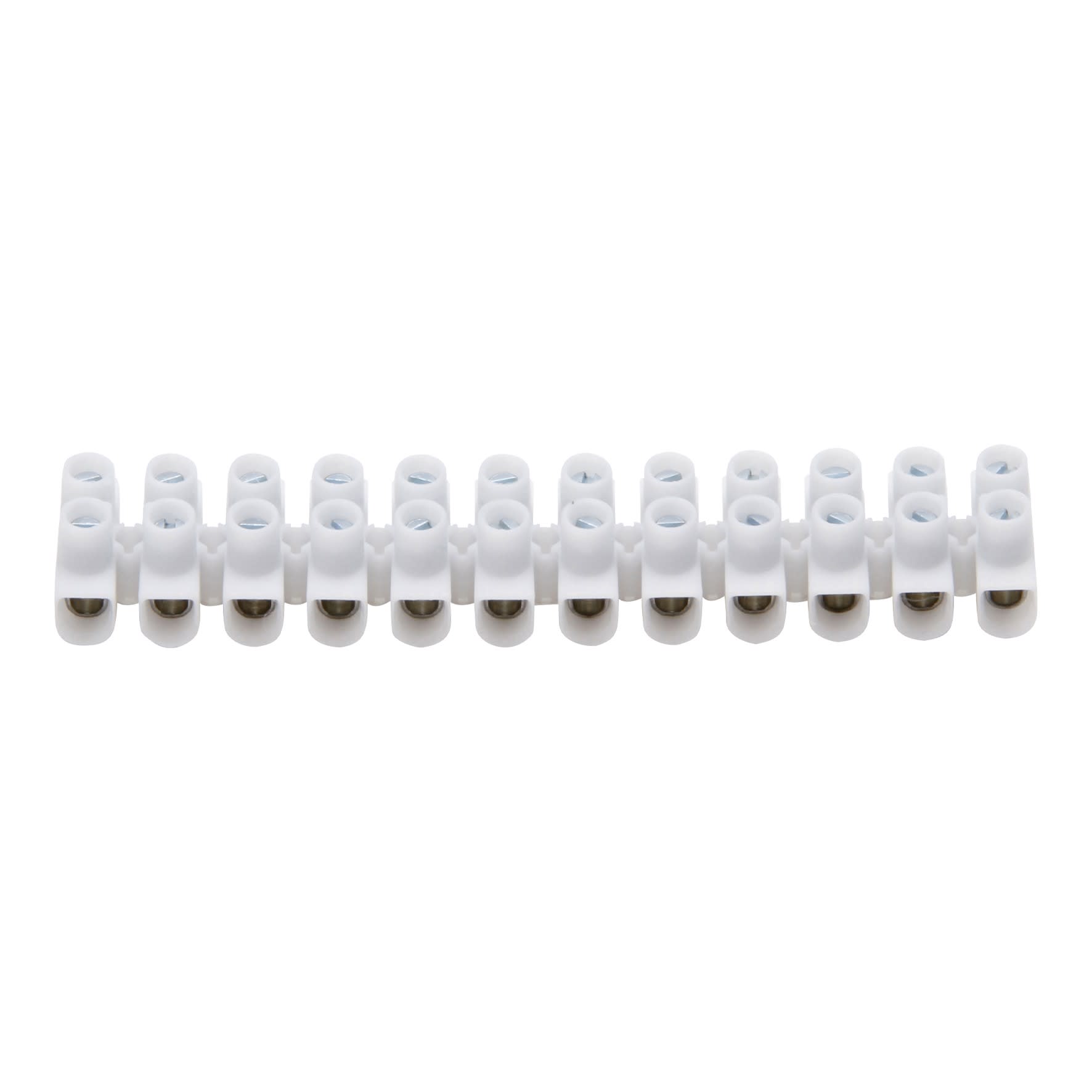 Bailey - Kopp 342400087 Barrettes de connexion / Dominos 12 plots 2.5mm² Blanc 2 pieces