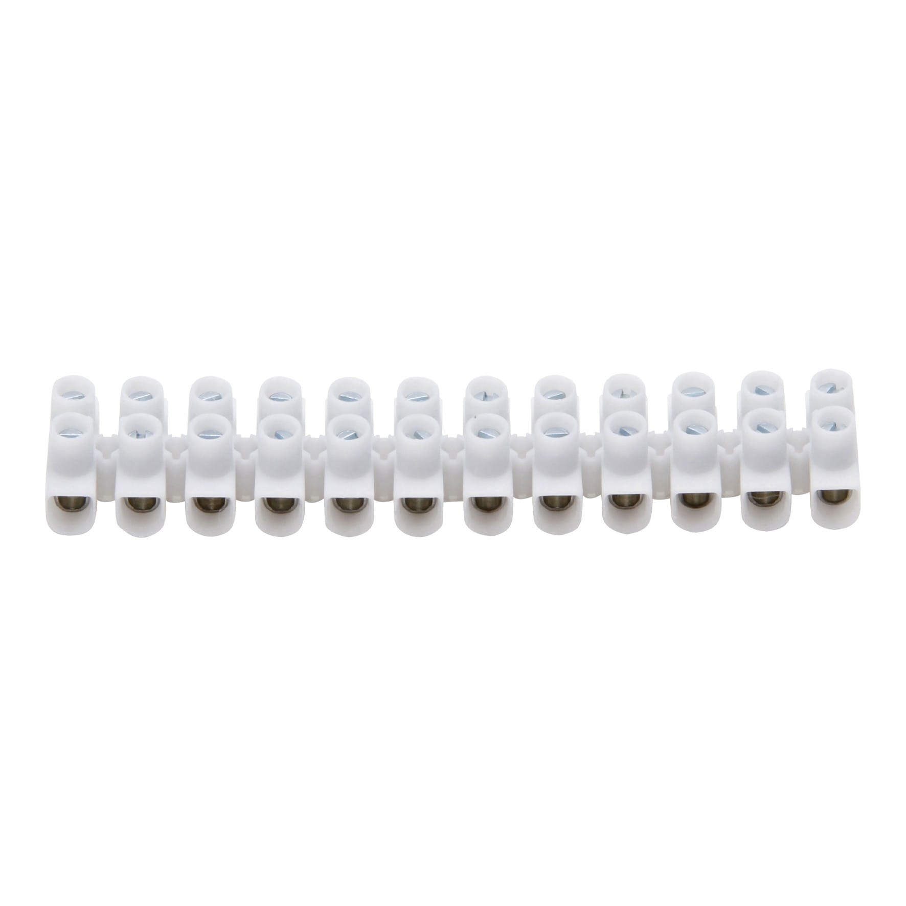 Bailey - Kopp 342400087 Barrettes de connexion / Dominos 12 plots 2.5mm² Blanc 2 pieces