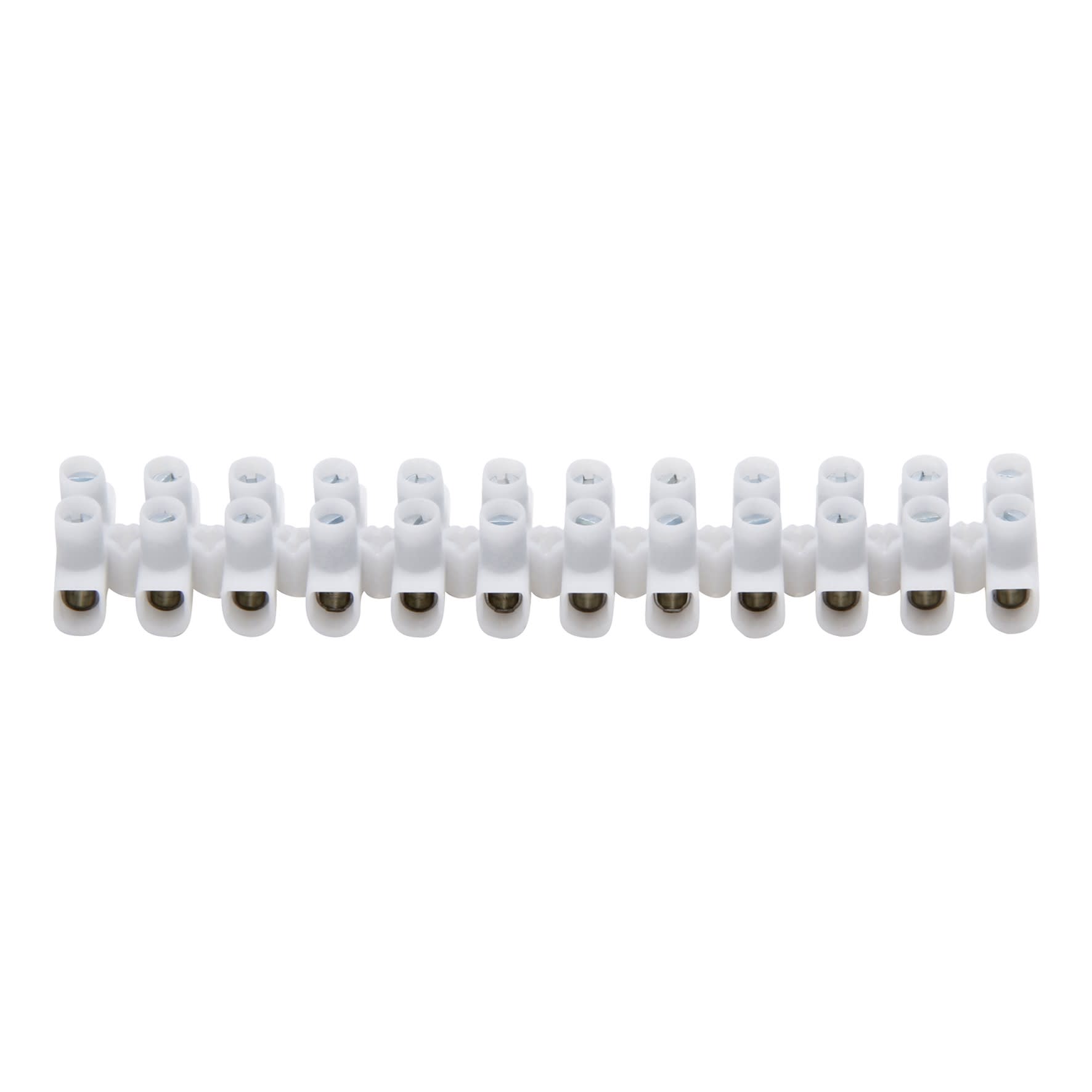 Bailey - Kopp 343700087 Barrettes de connexion / Dominos 12 plots 6mm² Blanc 2 pieces