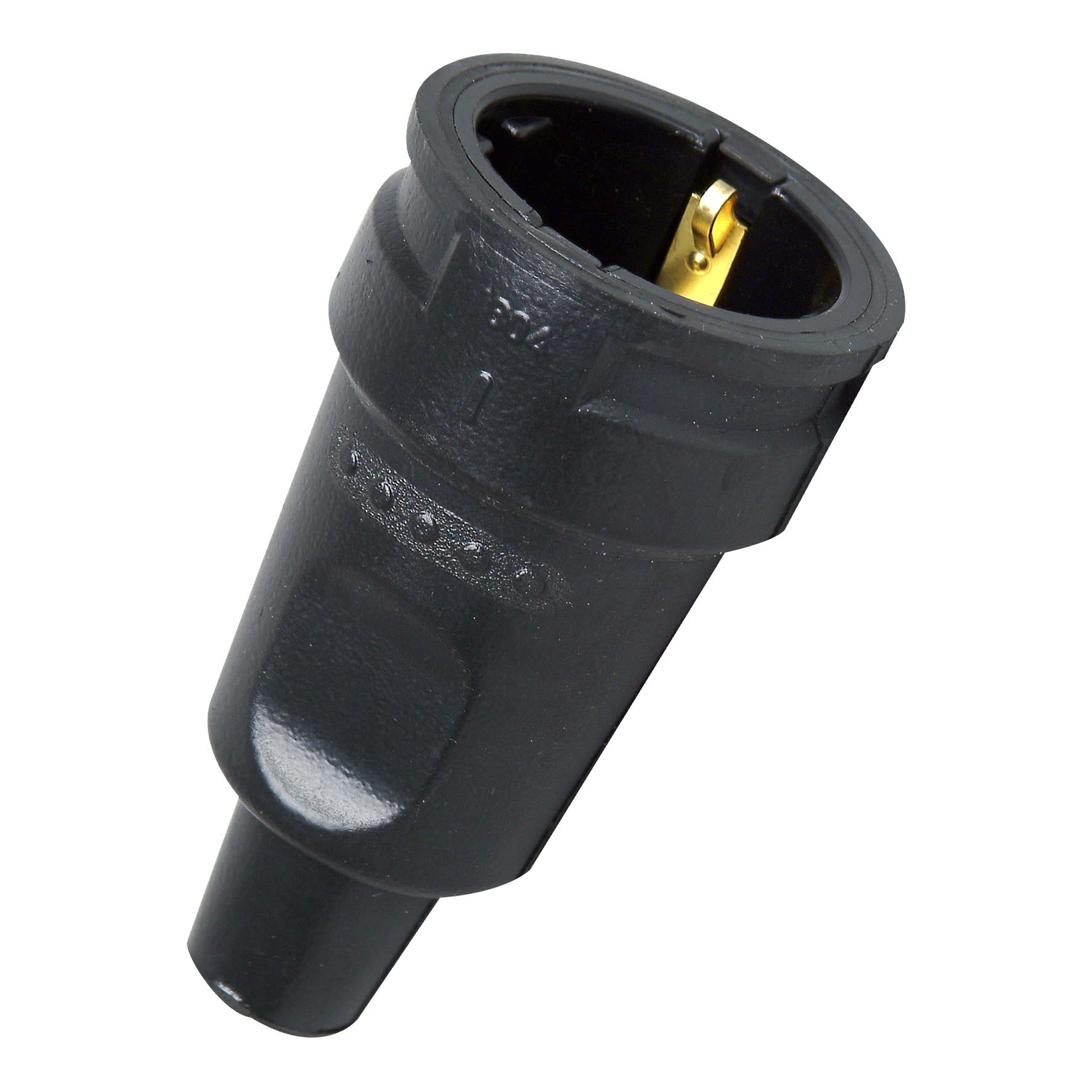 Bailey - Kopp 180416066 Fiche Femelle Caoutchouc 2P+T IP20 câble à 3x2.5mm² 16A 250V Noir