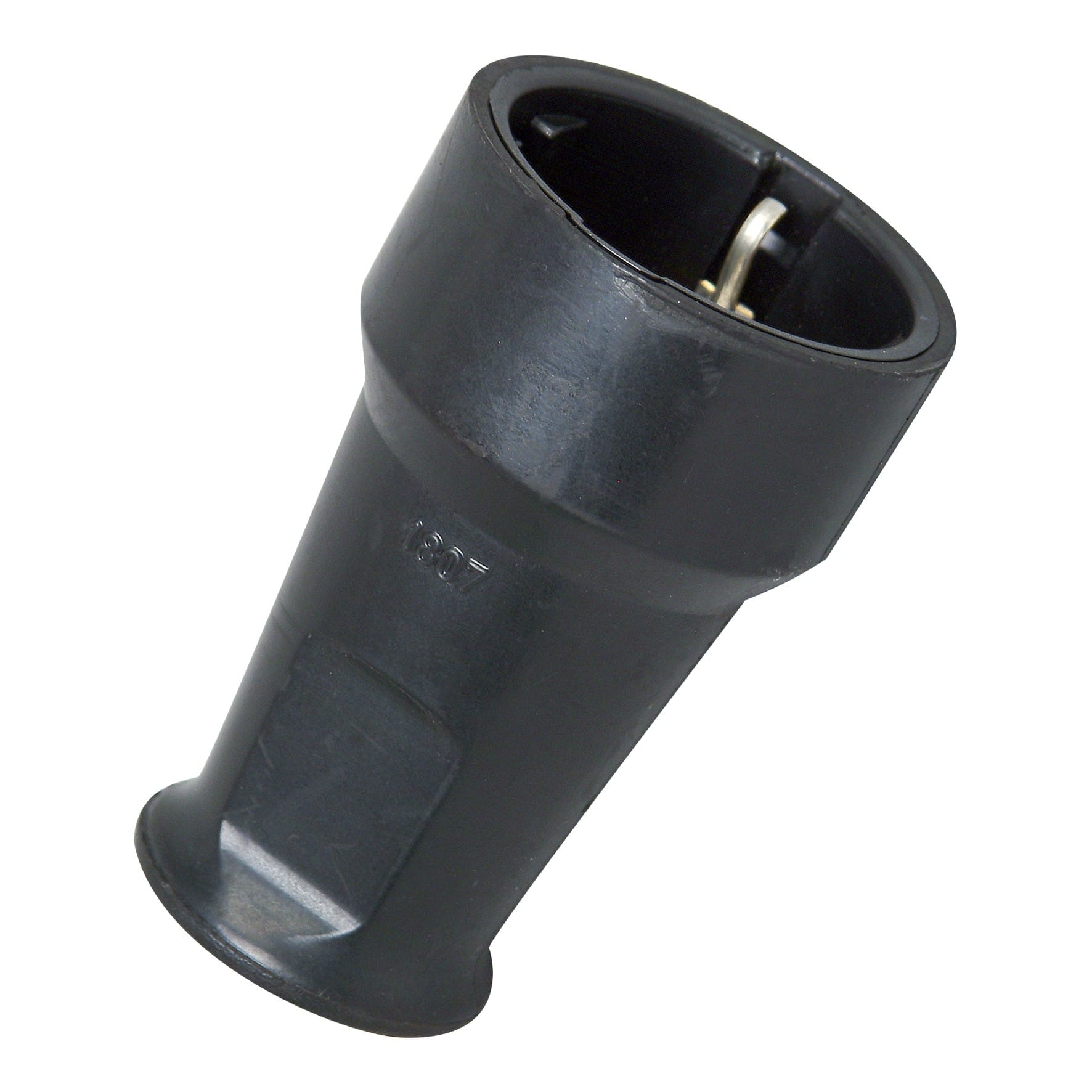 Bailey - Kopp 180716003 Fiche Femelle Polyamide SEBS IP20 câble à 3x1.5mm² 16A 250V Noir