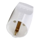 Bailey - Kopp 183229001 Fiche Femelle PVC 2P+T IP20 câble à 3x1.5mm² 16A 250V Blanc pur