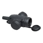 Bailey - Kopp 181616018 Triple Fiche Femelle Caoutchouc massif 2P+T IP44 câble à 3x2.5mm²