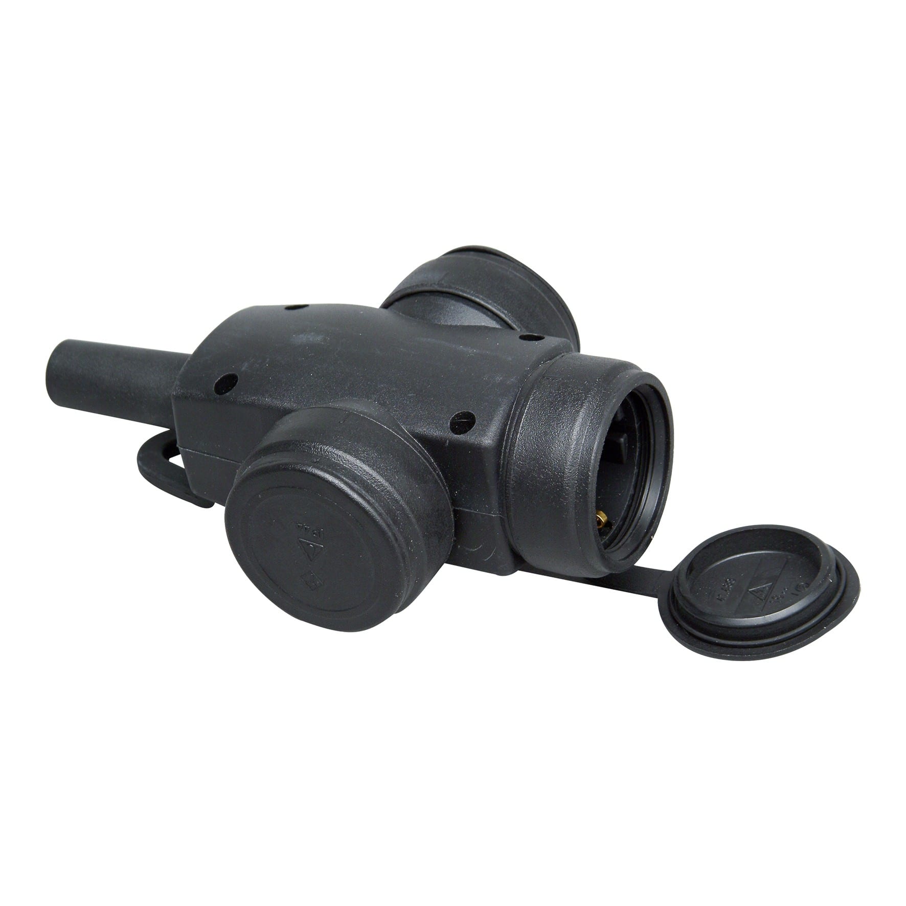 Bailey - Kopp 181616018 Triple Fiche Femelle Caoutchouc massif 2P+T IP44 câble à 3x2.5mm²
