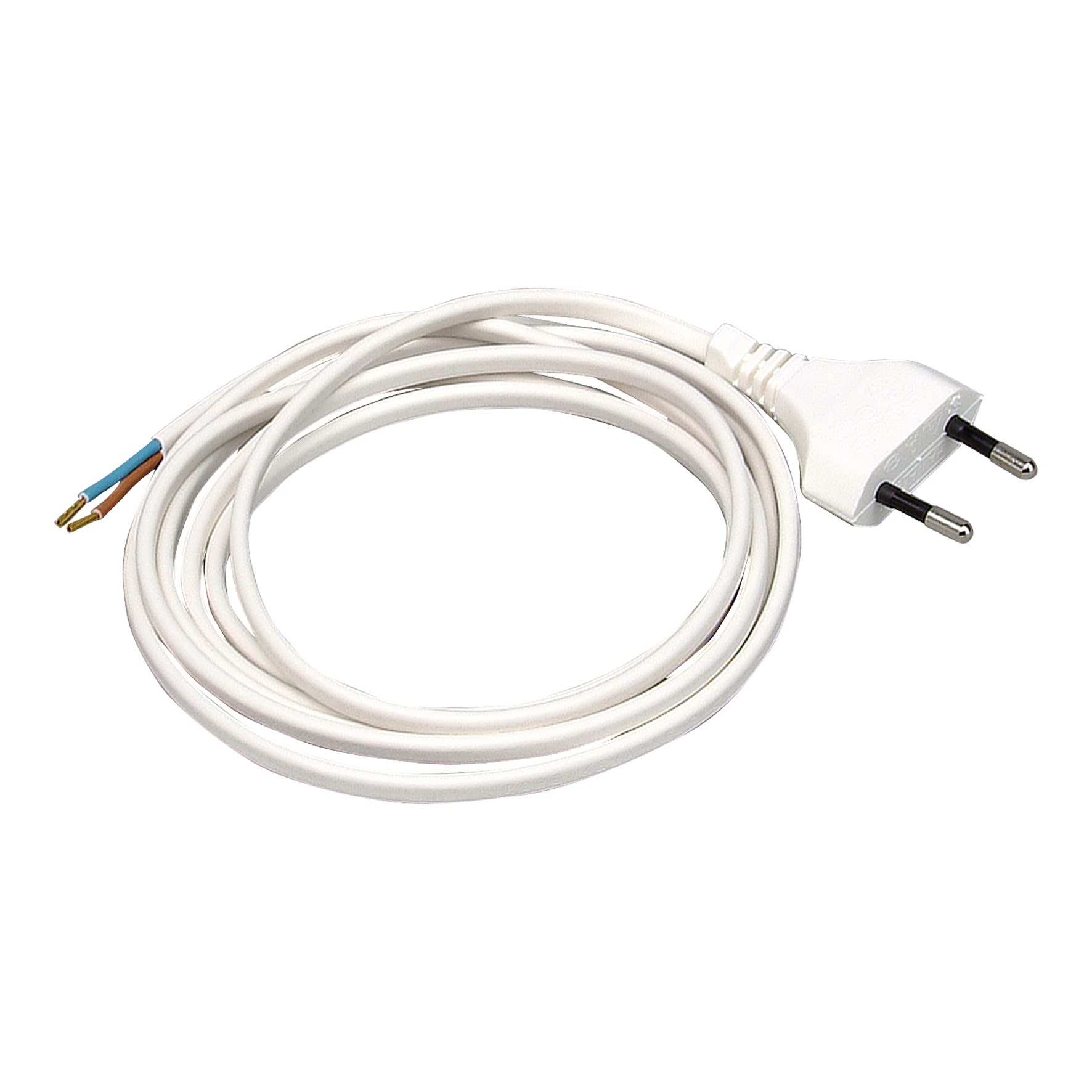 Bailey - Kopp 140602094 Cordon d'alimentation 2m 2x0.75mm² H03VVH2 F avec fiche mâle euro