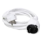 Bailey - Kopp 143201018 Rallonge électrique 3m 3Gx1.5mm² H05VV F avec fiche et prise 2P+T