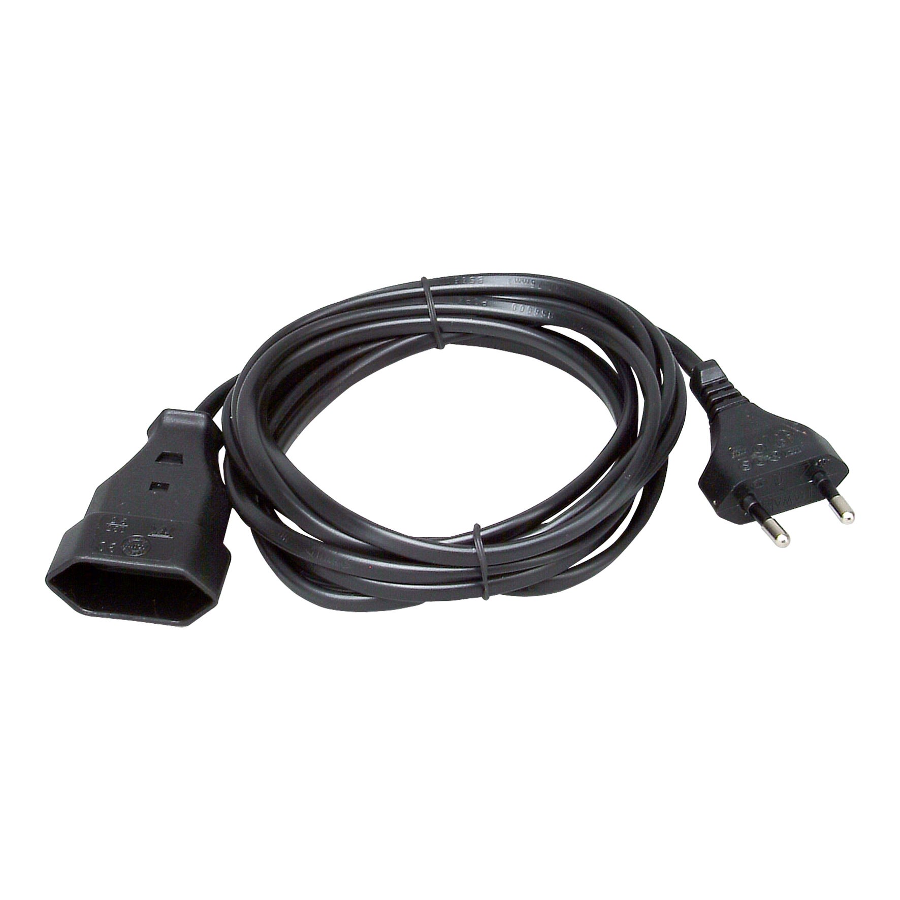 Bailey - Kopp 146205091 Rallonge électrique 3m 2x0.75mm² H03VVH2 F avec fiche et prise UE