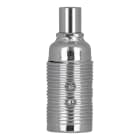 Bailey - Douille Métal Screw E14 Chrome Striée à l'extérieur M10 Classe I Max 60W