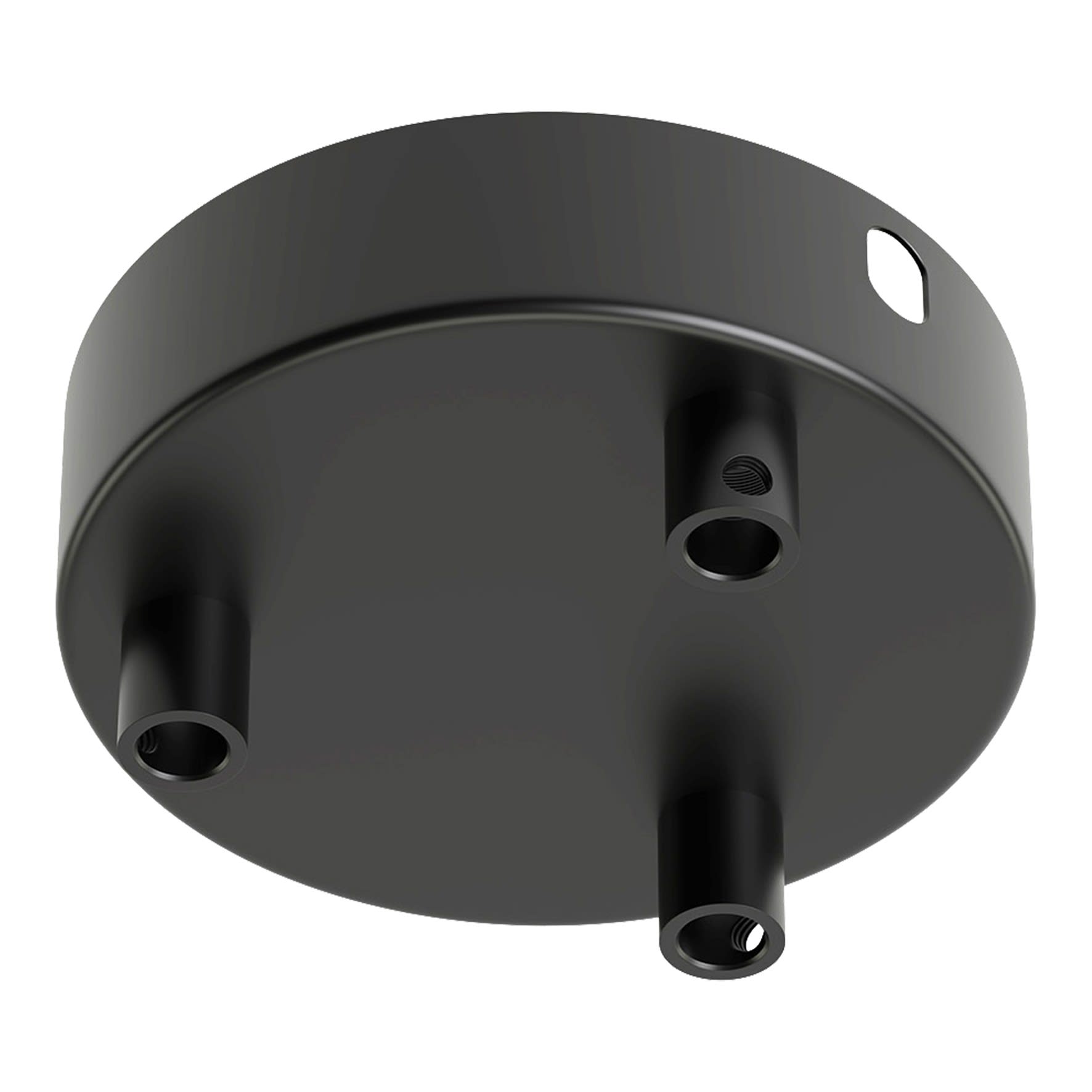 Bailey - CAL Rosace Métal Noir mat 3 sorties dia 100mm