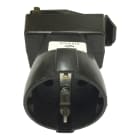 Bailey - XTSA 67S-2 Adaptateur avec prise femelle type Schuko Noir pour rails triphasés