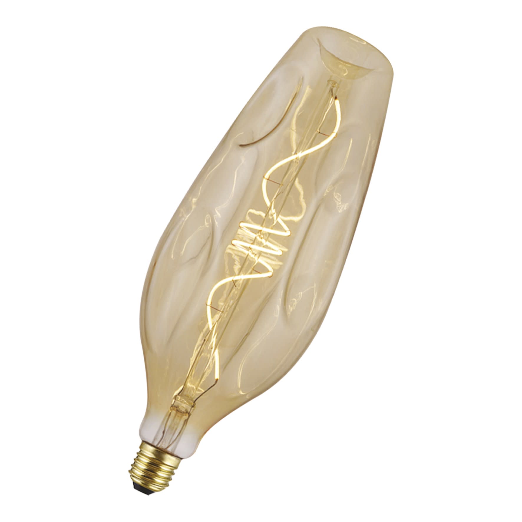 Bailey - Lampe LED Filament forme Bouteille E27 5W 2000K Or 250lm Gradable 230V 110x307mm