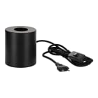 Bailey - Lampes à poser Métal Noir E27 90x100mm + cordon alim. 1.5m avec interrupteur