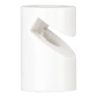 Bailey - Serre-câble Plafond/Mur en plastique tube Blanc pour câble textile