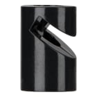 Bailey - Serre-câble Plafond/Mur en plastique tube Noir pour câble textile