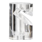 Bailey - Serre-câble Plafond/Mur en plastique tube Transparent pour câble textile