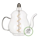 Bailey - LED Théière Earl Clair E27 4W 2200K 240lm Gradable 230V-240V 922 320° Teapot