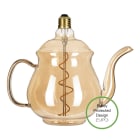 Bailey - LED Théière Earl Or E27 4W 1900K 160lm Gradable 230V-240V 919 360° Teapot