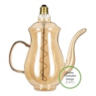 Bailey - LED Théière Chai Or E27 4W 1900K 160lm Gradable 230V-240V 919 360° Teapot