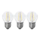 Bailey - EcoPack 3pcs LED Filament Sphérique G45 E27 2W 2700K Clair 220lm (22W) 230V